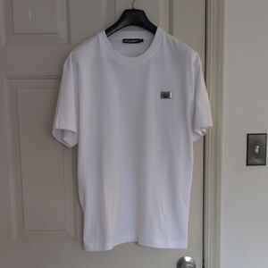 Dolce & Gabbana White Short Sleeve Tee